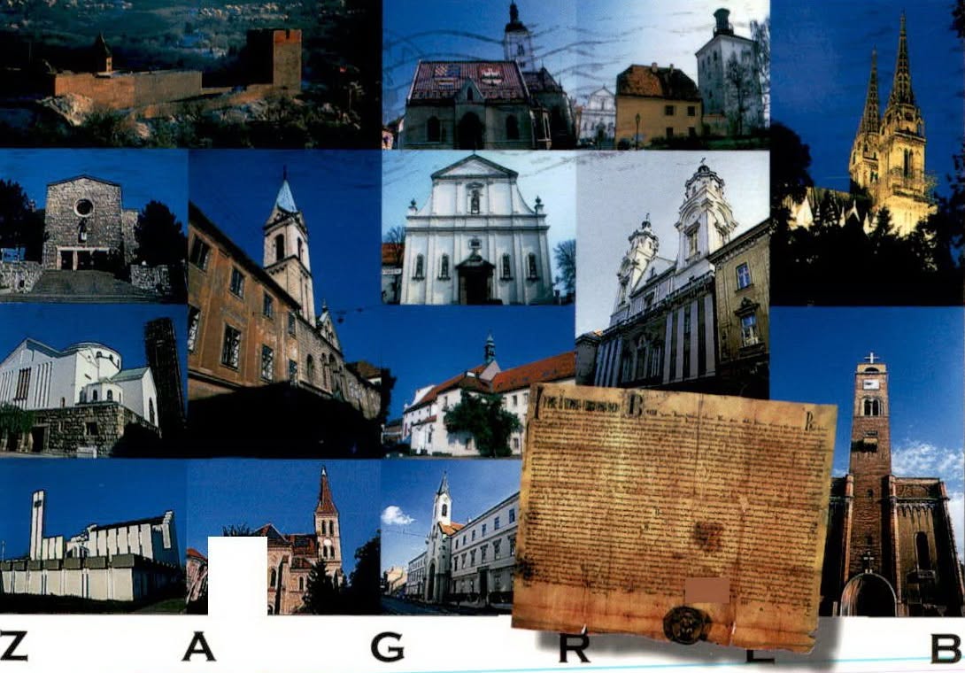 ZZagreb. 15u1 razglednica 1991. godine